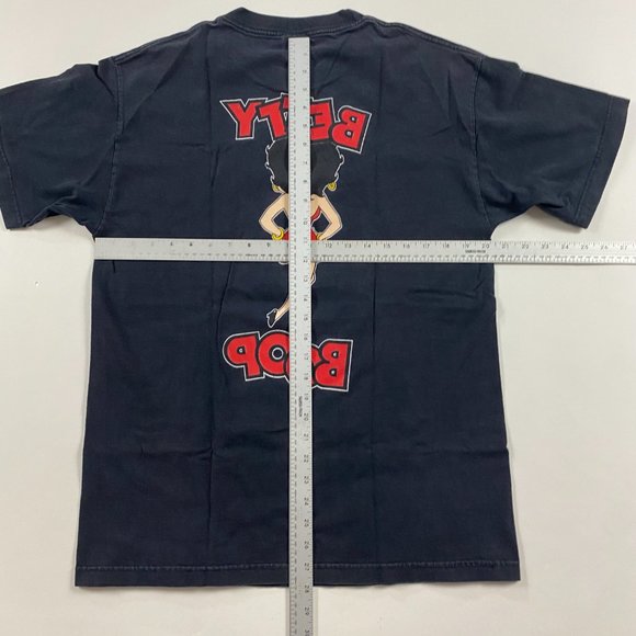 Vintage 90s Betty Boop T Shirt Mens Medium Double Sided Cotton - Picture 7 of 10